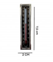 Civalı Termometre 7,5 Cm X 2 Cm Araç,Ev,Ofis Vb. Her Yerde Kullanılır - 1