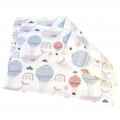 S-Mall Bebek Yastık Kılıfı 2 li - 35x45 cm - Mercan Balina - 1