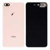 Kadrioğlu İPhone 8 Plus Arka Pil Kapağı Full Kamera Lensli Gold - 1