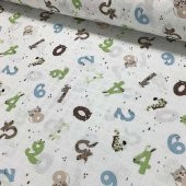 S-Mall Müslin Bebek Battaniyesi -Rakamlar -100 Pamuk -75x85 cm - 3