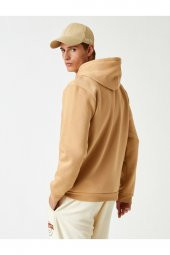 Basic Kapşonlu Sweatshirt thumbnail 4