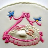 BASKI PATCHWORK ORJ BEŞİKTE BEBEK - 1
