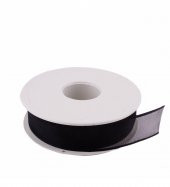 KURDELE ŞİFON 4 CM 20 MT SİYAH - 1