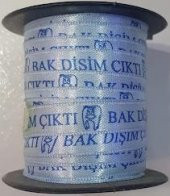 KURDELE SATEN 70 MT DİŞİM ÇIKTI MAVİ - 1