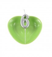 MUM RAKAM 7 CM GÜMÜŞ 6 NO - 1