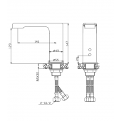 Creavit ES2400 Fotoselli Lavabo Armatürü Tek Su Girişli - 2