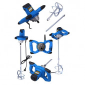 Bauer Alman 3000 W 6 Kademe Devir Ayarlı Elektrikli Alçı Boya Ve Harç Karıştırıcı Mikser - 1