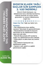 Bioxcin Klasik Yağlı Saçlar Şampuan 300 ml 2.si 50 İndirimli - 3