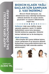 Bioxcin Klasik Yağlı Saçlar Şampuan 300 ml 2.si 50 İndirimli - 4