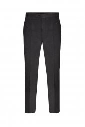 Erkek Rahat Kalıp Koyu Gri Erkek Pantolon - 1