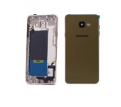 Kadrioğlu Galaxy A710 A7 2016 Tek Hat Kasa Kapak Gold - 1
