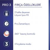 Oral-B Pro 3 3900 2'li Şarjlı Diş Fırçası - 3