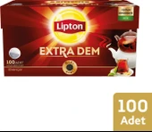 Lipton Extra Dem 100 Adet 3lü Paket Demlik Poşet Çay - 1