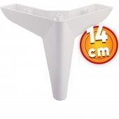 Lüks Mobilya Kanepe Sehpa Puf Koltuk Ayağı 14 cm Beyaz Baza Ayak - 1