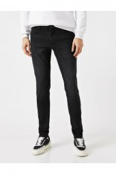 Erkek Siyah Jeans 1YAM43059MD - 8