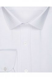 Slim Fit Armür Desenli Erkek Gömlek thumbnail 2