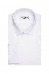Slim Fit Armür Desenli Erkek Gömlek - 1