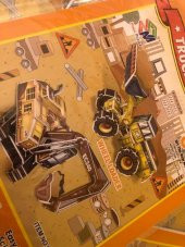 Excavator İş Makinesi 66 Parça 3D Puzzle - Truck Serisi Magic Puzzle - 4