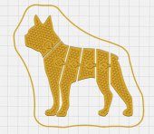 Flexi Boston Terrier Plastik Aparat - 3