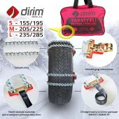 SERMATİK PRATİK KAR ZİNCİRİ MEDİUM 205/225 - 3