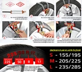 SERMATİK PRATİK KAR ZİNCİRİ MEDİUM 205/225 - 5