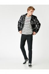 Slim Fit Kot Pantolon - Brad Jean - 7