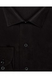 Slim Fit Siyah Erkek Gömlek - 2