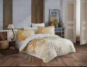 Hobby Çift Kişilik Poplin Nevresim Serenity Gold - 1