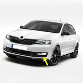 Skoda Rapid 2017-2020 Ön Sol Sis Farı Çerçevesi Kromsuz 5JA807681A thumbnail 1