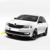 Skoda Rapid 2017-2020 Ön Sağ Sis Farı Çerçevesi Kromsuz 5JA807682A thumbnail 1