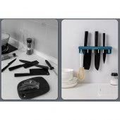 3B Trend 6 Kancalı Bıçak Sünger Fırça Kaşık Askısı Organizer - 1