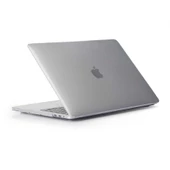 Apple Macbook Air 13.3inç M1 A2337 2021 Kılıf Kristal Ön Arka Şeffaf Kapak TD - 1