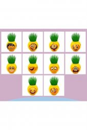 40 Adet Öğrenciye Hediye 1 Yaş Doğüm Günü Hediyesi Li Çim Adam Okul Öncesi Etkinlik - 4