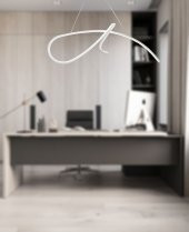 TT Aydınlatma TT018-BY  İmza Modeli Mat Beyaz Led Avize - 3