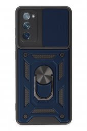 Samsung Galaxy S20 FE Kılıf Pars Lens Yüzüklü Kamera Sürgülü Silikon Kılıf thumbnail 5