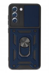 Samsung Galaxy S21 FE Kılıf Pars Lens Yüzüklü Kamera Sürgülü Silikon Kılıf thumbnail 5