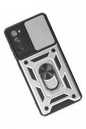 Samsung Galaxy S20 FE Kılıf Pars Lens Yüzüklü Kamera Sürgülü Silikon Kılıf thumbnail 8