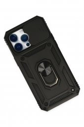 iPhone 14 Pro Max Kılıf Pars Lens Yüzüklü Kamera Sürgülü Silikon Kılıf thumbnail 3