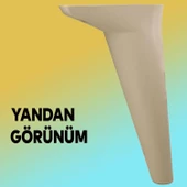 Aspen Lüks Mobilya Kanepe Koltuk Tv Ünitesi Konsol Yükseltici Ayağı Ayakları 24 Cm Krem Ayak - 6