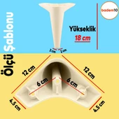 Aspen Lüks Mobilya Kanepe Koltuk Tv Ünitesi Konsol Yükseltici Ayağı Ayakları 18 Cm Krem Ayak thumbnail 2