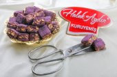 Haluk Aydın Kuruyemiş Baklava Çikolatalı Fındıklı Mor Velvet Kaplı 735 Gr - 1