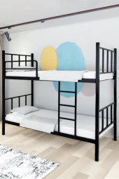 Niron 90x190 Sağlamlaştırılmış Ayrılabilir Ranza / Karyola - 1
