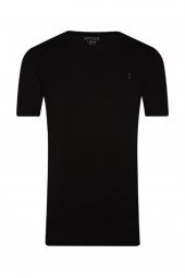 Bisiklet Yaka Regular Fit Turuncu Tişört - 3