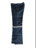 Kot İş Pantalonu Full Lycra Reflektörlü Mavi Renk - 4
