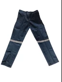 Kot İş Pantalonu Full Lycra Reflektörlü Mavi Renk - 1