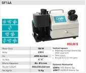 Craft  & OZCO  GF14A  Freze Ucu Bileme Motoru - 1