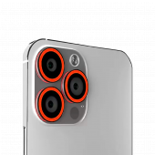 Binano Iphone 13 Pro/13 Pro Max Fosforlu Pembe Kamera Koruyucu - 1