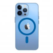 BİKAPAK MAGPRO IPHONE 14 PRO MAVİ KAPAK - 1