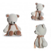 Mukabo Ayıcık Uyku Arkadaşı 60 CM Bebek Amigurumi Oyuncak - 3