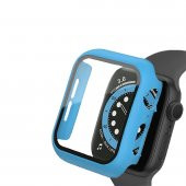 BİNANO APPLE WATCH 44MM SENSE KASA VE EKRAN KORUYUCU AÇIK MAVİ thumbnail 1